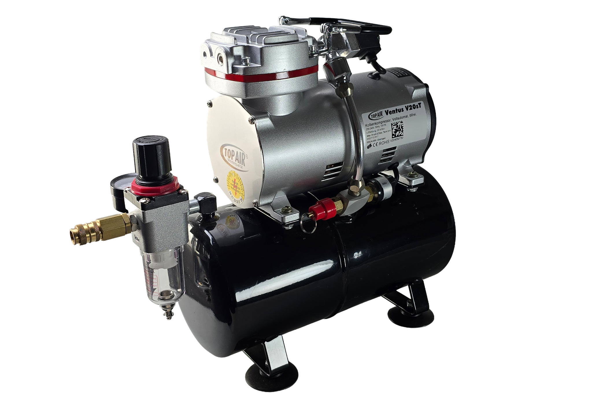 Ventus V20ST – Airbrush Kompressor mit Tank