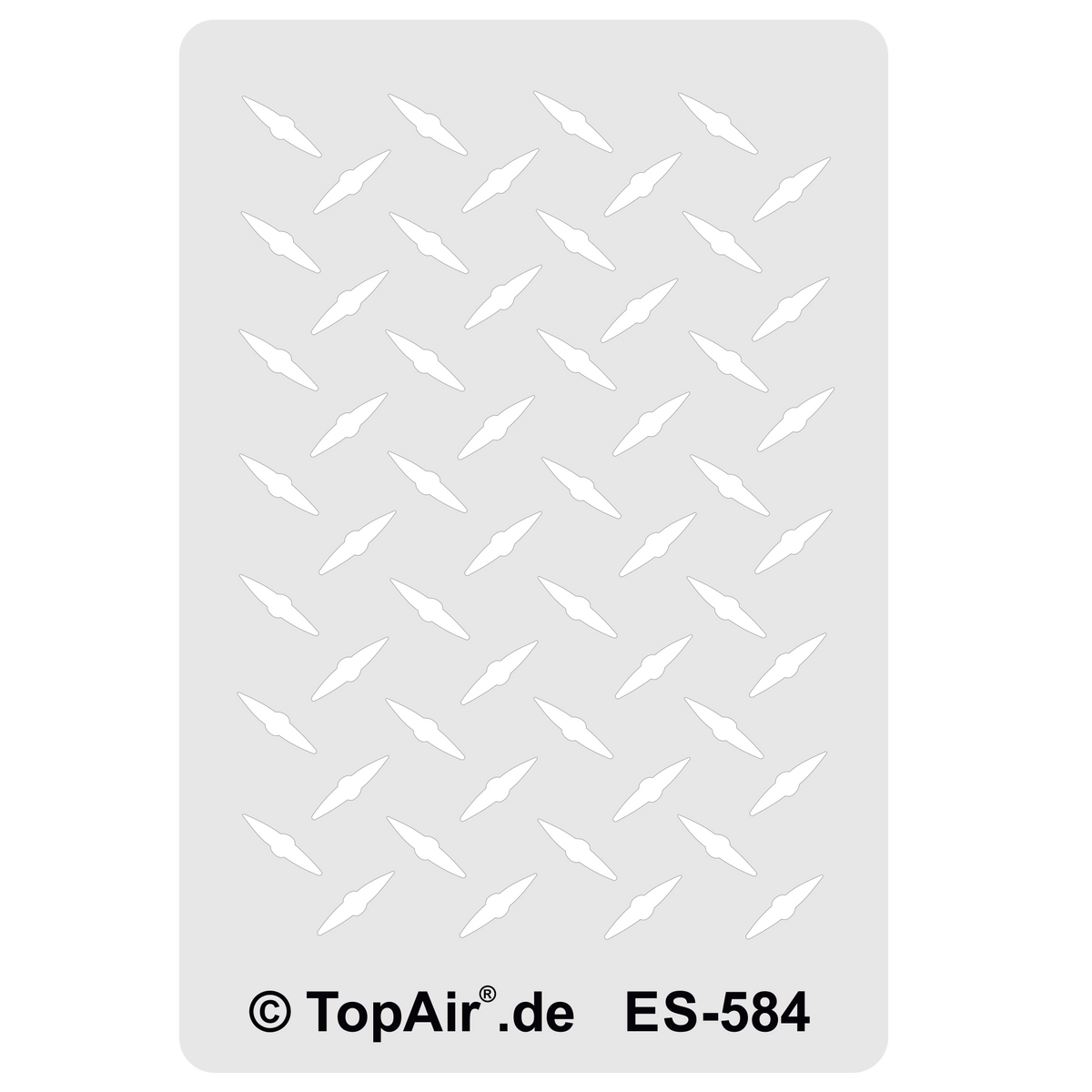 Schablone ES584 - Riffelblech