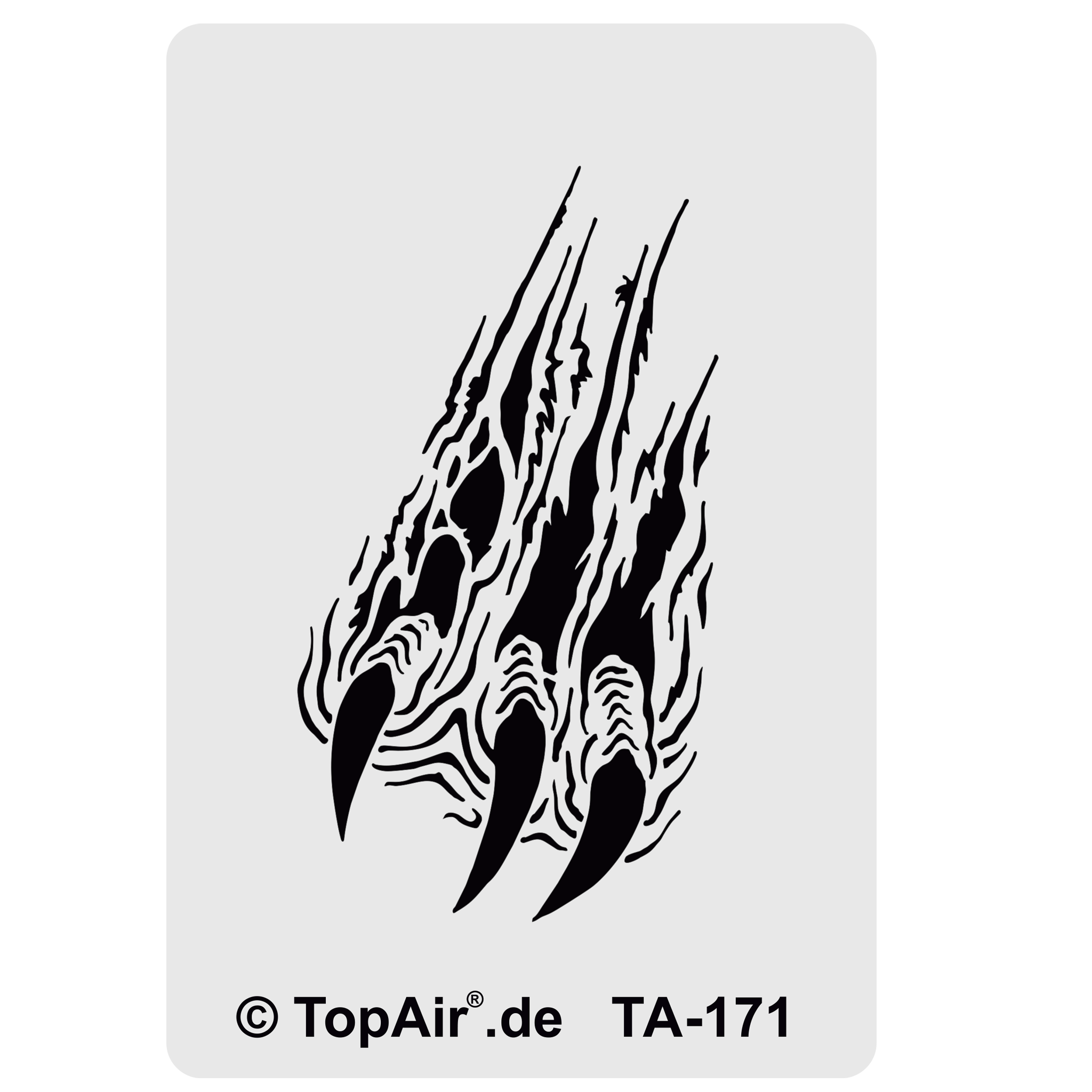 Schablone TA171 - Krallen