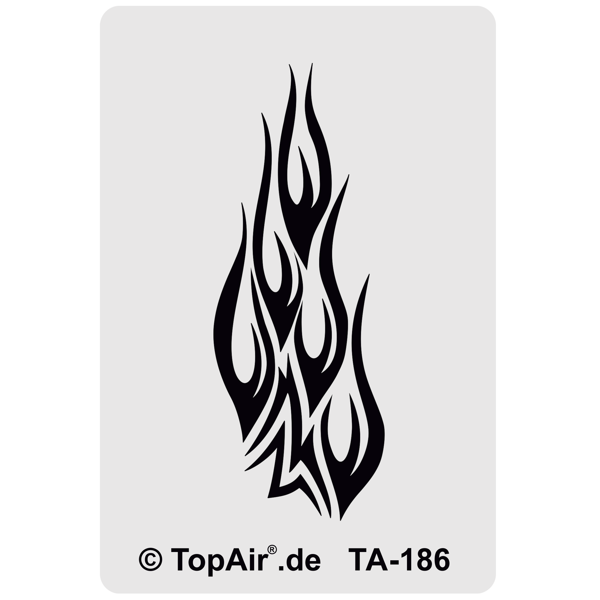 Schablone TA186 - Flammen