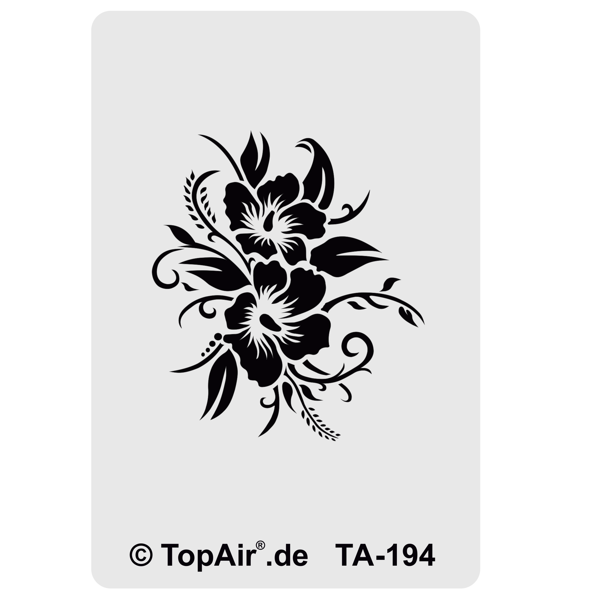 Schablone TA194 - Blumen