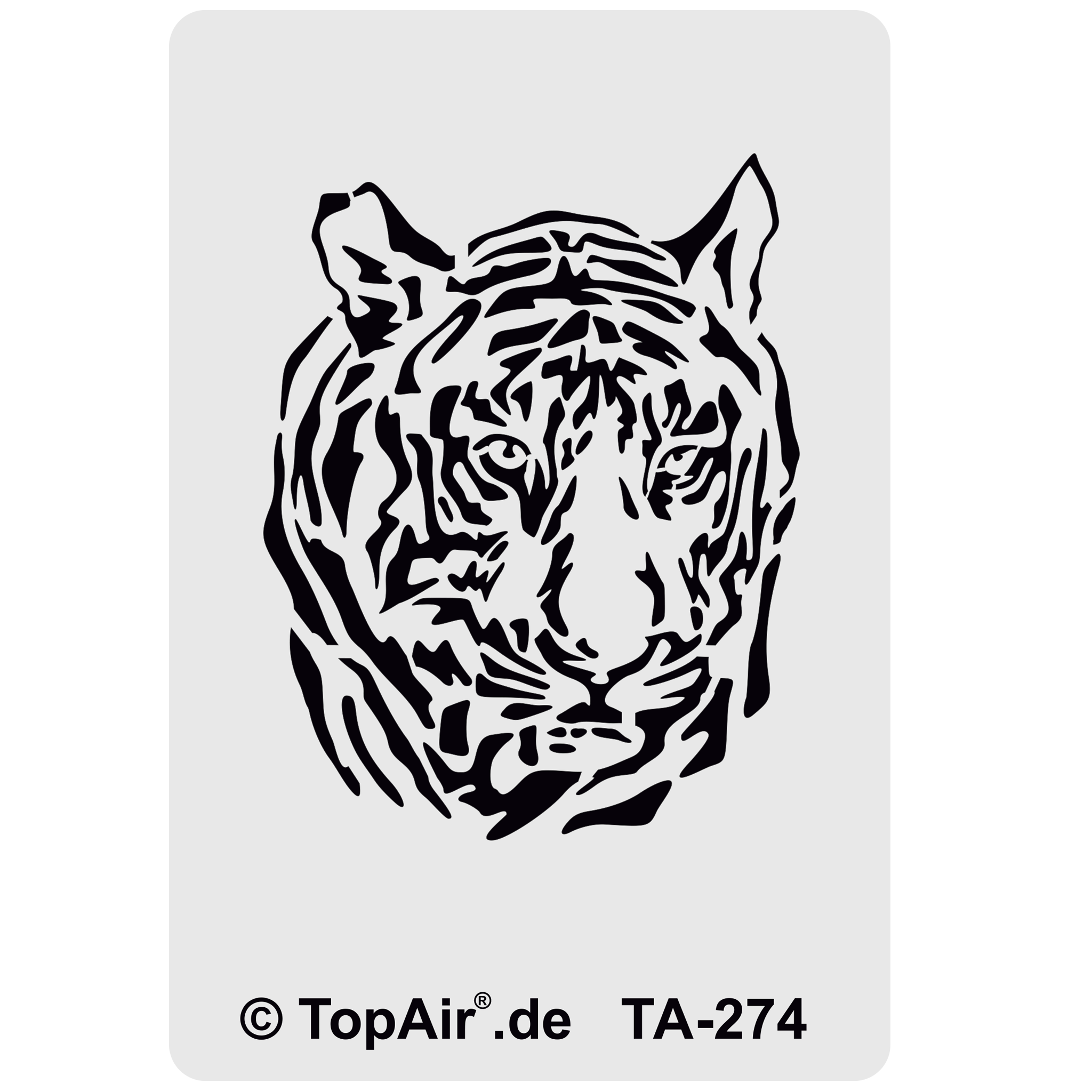 Schablone TA274 - Tiger