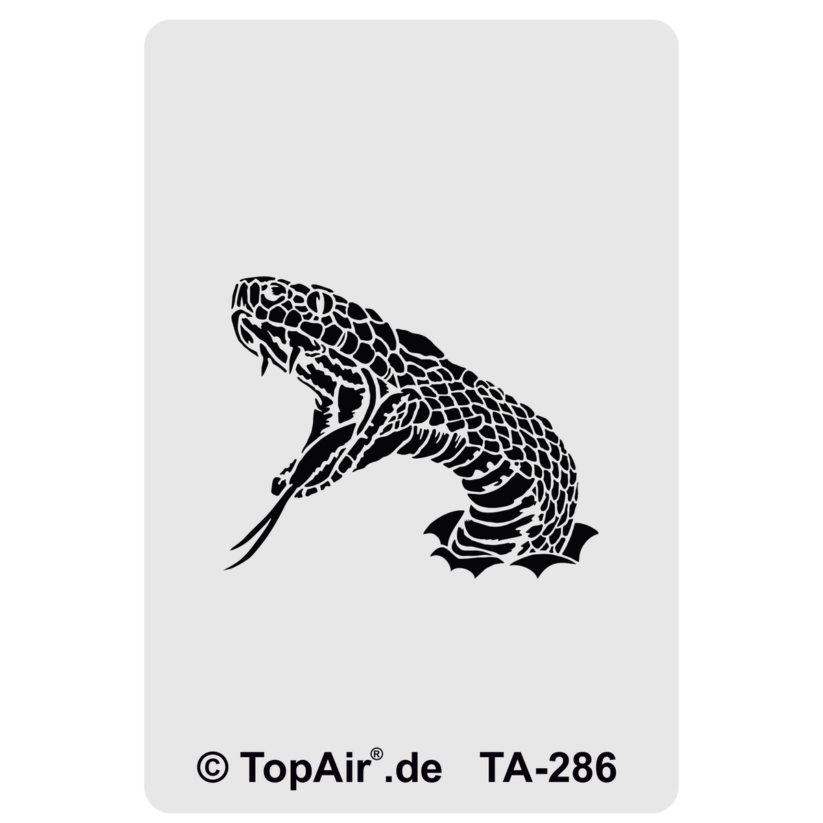 Schablone TA286 - Schlange